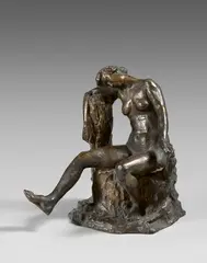La Bacchante by Charles Despiau, Épreuve en bronze patiné, sold Apr 2024
