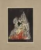 SANS TITRE by Maurice Baskine, 1950, Pastel et gouache sur papier noir signé en bas à droite et dédicacé dans la marge à Max Er, sold Oct 2019