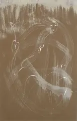 ONDINES by André Masson, 1957, Gouache sur papier signé en bas à gauche, sold Oct 2019