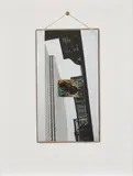 REISEGALERIE, 1969 (GALERIE EN VOYAGE) by Meret Oppenheim, Collage sur carton monogrammé et daté en bas à droite, sold Oct 2019