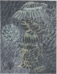 AILE DE GRANIT by Jacques Hérold, 1955, Gouache sur papier signé et daté en bas à droite, sold Oct 2019