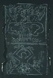 Subway drawing by Keith Haring, Craie sur papier noir Chalk on black paper, sold Apr 2019