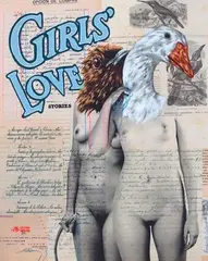 Girls in Love by Vinz Feel Free, 2017, Gouache et encre sur collage de papier ancien sur bois, sold Apr 2019