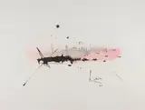 SANS TITRE by Georges Mathieu, 1960, Encre et aquarelle sur papier, sold Mar 2019