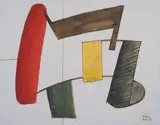 Jean HELION (1904-1987) EQUILIBRE by Jean Hélion, 1934, Aquarelle et encre sur papier signé, sold Mar 2019