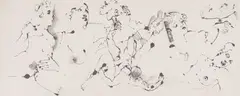SANS TITRE by Gérard Guyomard, 1979, Encre et crayon sur papier signé et daté en bas à droite, sold Mar 2019
