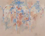 SANS TITRE by Louis Cane, 1980, Gouache sur papier signé, sold Mar 2019