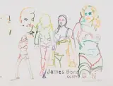JAMES BOND CONTRE D.N by Gérard Guyomard, 2006, Aquarelle sur papier signé, sold Mar 2019