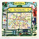 Metro blanche by François Boisrond, Lithographie en couleurs N°EA XVII/XXV, sold Feb 2019