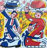 Bonjour Paris by François Boisrond, Lithographie en couleurs N°EA, sold Feb 2019