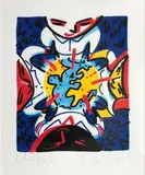 Sans titre by François Boisrond, Lithographie en couleurs signée dans la planche, sold Feb 2019