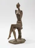 Larissa pose by Grigory Pototskiy, 1996, Épreuve en bronze patiné, sold Dec 2024