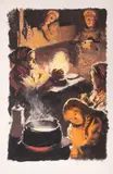Les lapons by Albert Brenet, Gouache et encre sur carton, sold Nov 2024
