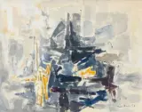 Sans titre by Paul Kallos, 1957, Encre, aquarelle et gouache sur papier, sold Nov 2024