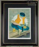 Le dinandier by Louis Toffoli, Lithographie signée et numérotée, sold Feb 2025