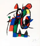 Joan Miro Lithographe II, Pl.3" by Joan Miró, 1975, Lithographie, sold Dec 2024