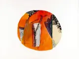 Orange by Françoise Sullivan, Technique mixte et collage, sold Dec 2024