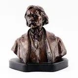 Le médecin de campagne by Marc-Aurèle de Foy Suzor-Coté, Bronze à patine brune, sold Dec 2024