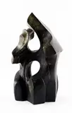 Sans titre - Couple by Shokichi Sato, Bronze à patine verte, sold Dec 2024