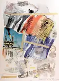 Sans titre, tirée du Horchow Portfolio by Robert Rauschenberg, Lithographie, sold Sep 2024