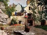 Petit jardin de rêve, ville de Québec by Horace Champagne, Pastel, sold Sep 2024