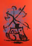 Sans titre by Joan Miró, Lithographie en couleur, sold Aug 2024