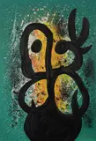 Femme à la colombe by Joan Miró, 1969, Lithographie en couleur, sold Aug 2024