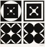Composition abstraite by Mark Verstockt, 1970, Gouache sur papier, sold Dec 2019
