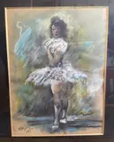 Danseuse by Sylvain Vigny, Pastel sur papier, sold Mar 2023