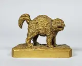 Chat by Christophe Fratin, Epreuve en bronze à patine brun clair nuancé, sold Jul 2020