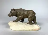 Ours dans la neige by Joseph Chemin, Epreuve en bronze à patine brun clair nuancé, sold Jul 2020
