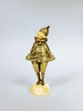 Fillette en arlequin by Demetre Chiparus, Epreuve chryséléphantine en ivoire et bronze doré signée, sold Jul 2020