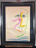 Visage, 19.5.54, III by Pablo Picasso, Lithographie numérotée, sold Apr 2020