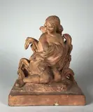 Après le bain by Théodore Hebert, Terre cuite originale signée, sold Apr 2020