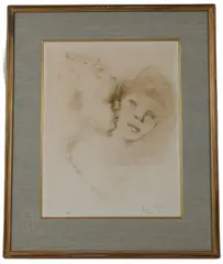 Le baiser by Léonor Fini, Lithographie sur papier, sold Feb 2026