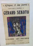 Sans titre by Gerard Sekoto, Affiche d’exposition "Afrique, ô ma patrie" Gouache sur papier, sold Feb 2026