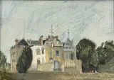 Maison bordelaise by Henriette Lambert, Gouache sur papier, sold Feb 2026