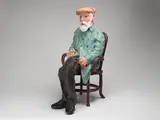 Renoir by Joseph Hector Yvon Fafard, 1993, bronze sculpture with patina and acrylic paint, sold May 2024