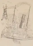 Wilmurdel by B. C. Binning, ink on paper, sold May 2024