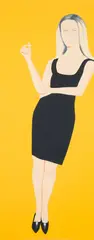 Yvonne (from Black Dress) by Alex Katz, colour screenprint on wove paper, sold Apr 2024