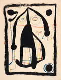 L'Étrangère by Joan Miró, lithograph on paper, sold Apr 2024
