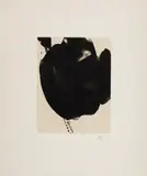 Nocturne VI (from Three Poems) by Robert Motherwell, 1988, lithograph on Japanese handmade paper, sold Apr 2024