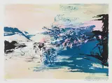 Untitled by Zao Wou-ki, 1986, colour lithograph on Guarro wove paper, sold Apr 2024