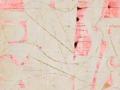 Pietrasanta Painting (P.95.122) by Caio Fonseca, 1995, ink and gouache on paper, sold Apr 2024