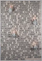 Like a Tapeworm by Mark Titchner, mixed media, sold Apr 2024