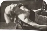 Ohne Titel (Frau im Stuhl), Berlin by Franz Roh, 1928, Vintage. Silbergelatineabzug mit abgerundeten Ecken. Agfa-Brovira-Papier, sold Nov 2016