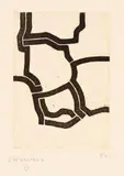 Kate III by Eduardo Chillida, 1972, Aquatinta auf Velin, sold May 2014