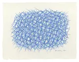 Ohne Titel by Piero Dorazio, 1964, Farbkreide auf Fabriano-Velin, sold Nov 2014
