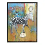 Beware the Dark Horse by Joyce Thornburg, Oil on canvas, sold Jan 2026