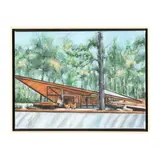 Catalano House by Dan Campbell, Oil on canvas, sold Jan 2026